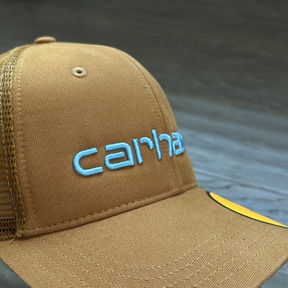 Carhartt Brown Mesh Back Hat - Picture 2 of 10